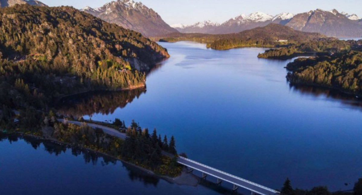 El Lago Nahuel Huapi es uno de los más profundos de la Argentina. Foto: NA