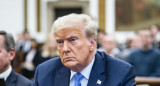 Donald Trump en la sala del tribunal. Foto: EFE