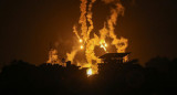 Bombardeos israelíes en Gaza. Foto: Reuters.