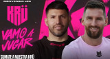 Sergio Agüero y Lionel Messi, socios del KRU Esports.