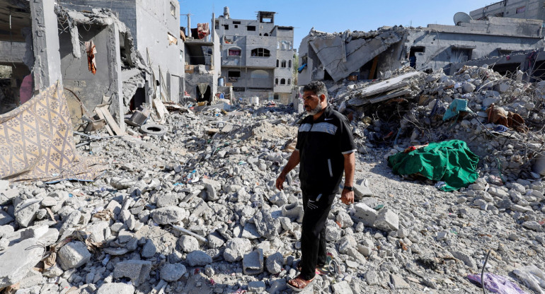Guerra en Franja de Gaza. Foto: Reuters.