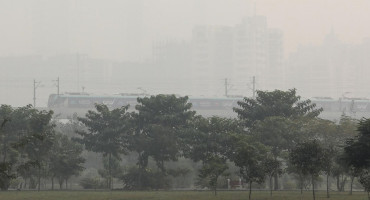 Polución en Nueva Delhi. Foto: EFE.