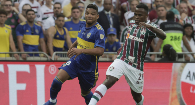 Frank Fabra en la final de Copa Libertadores 2023. Foto: EFE.