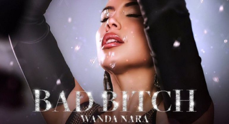 "Bad Bitch", la nueva canción de Wanda Nara. Foto: NA.