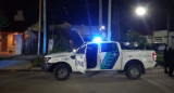 La policía presente en el lugar de los hechos. Foto: Policía Bonaerense