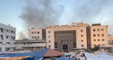 Instalación del complejo hospitalario Al Shifa en Gaza. Foto: Reuters.