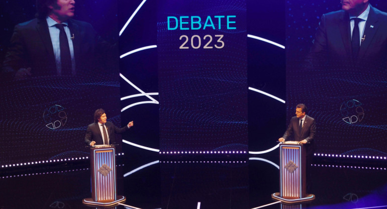 Debate 2023. Foto: Télam.