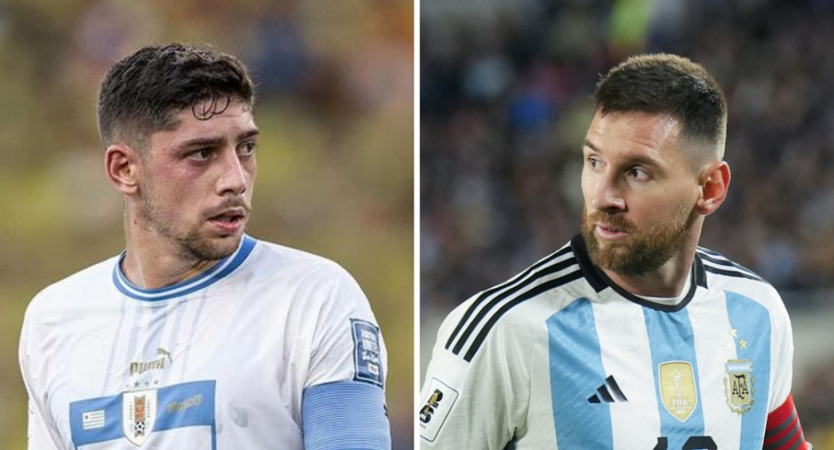 Federico Valverde confesó que "no sabe" cómo parar a Lionel Messi. Foto: Instagram - NA.
