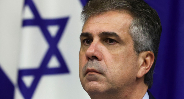 Eli Cohen, Canciller israelí. Foto: Reuters.
