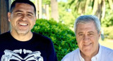 Juan Román Riquelme y Jorge Amor Ameal.