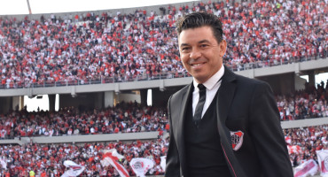 Marcelo Gallardo, director técnico. Foto: EFE