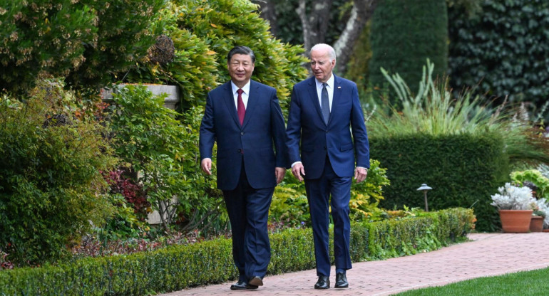 Xi Jinping y Joe Biden. Foto: Reuters.