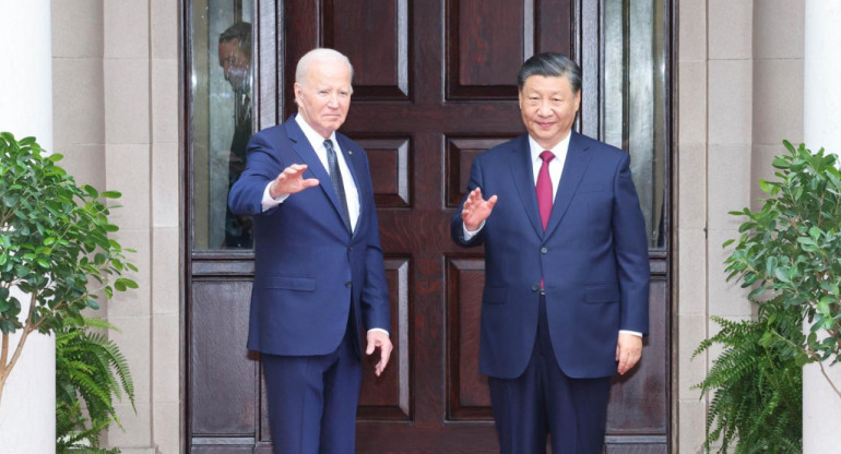 Xi Jinping y Joe Biden. Foto: EFE.
