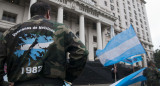 Veteranos de la Guerra de Malvinas. Foto: NA.