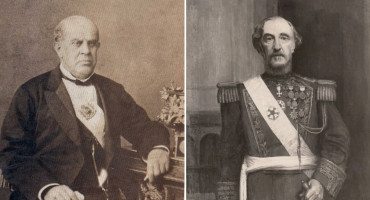 Domingo Sarmiento y Bartolomé Mitre