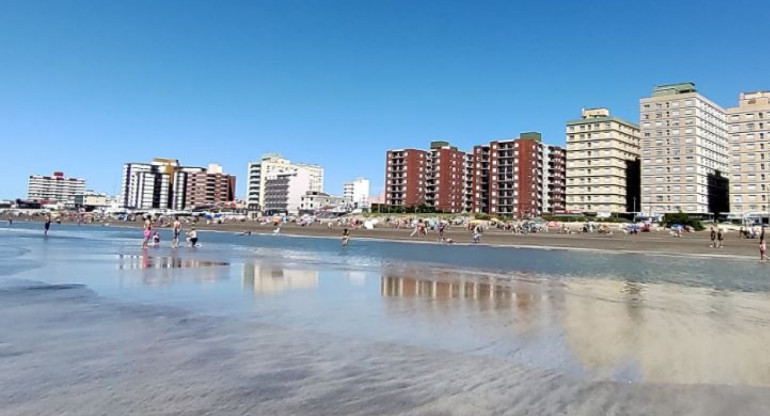 Playa de Mar de Ajó. Foto: NA