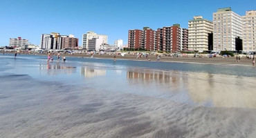 Playa de Mar de Ajó. Foto: NA