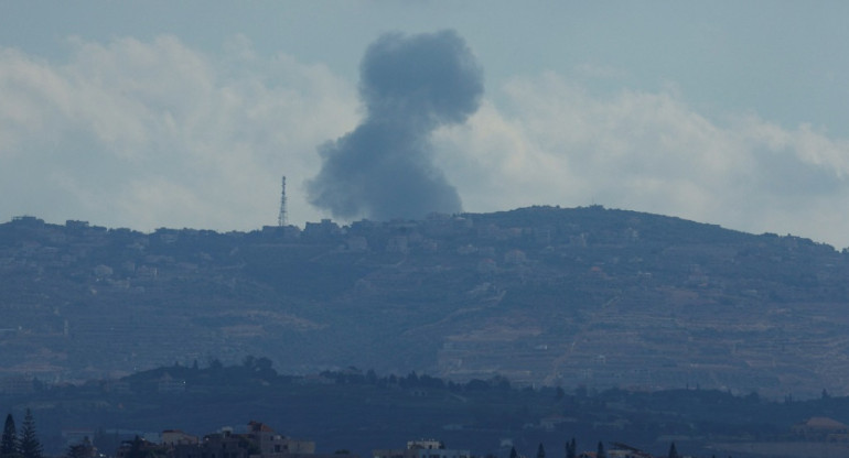 Ataque de Hezbollah a Israel. Foto: Reuters.