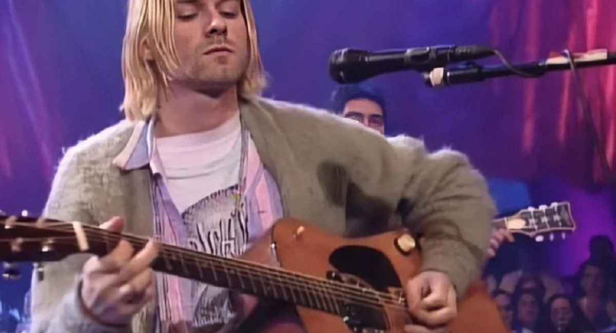 MTV Unplugged de Nirvana. Foto: captura video