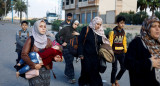 Desplazados en la Franja de Gaza. Foto: Reuters.