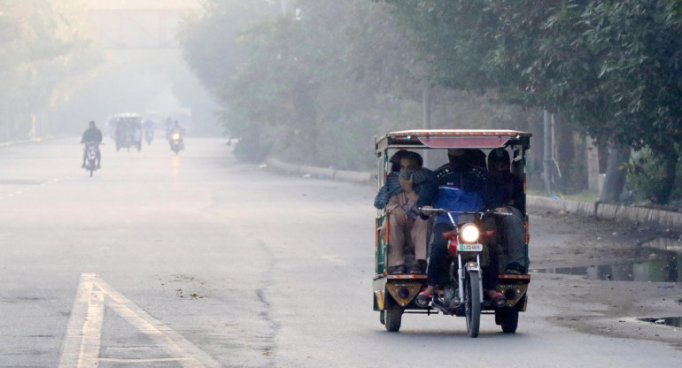 Smog en Pakistán. Foto: EFE.