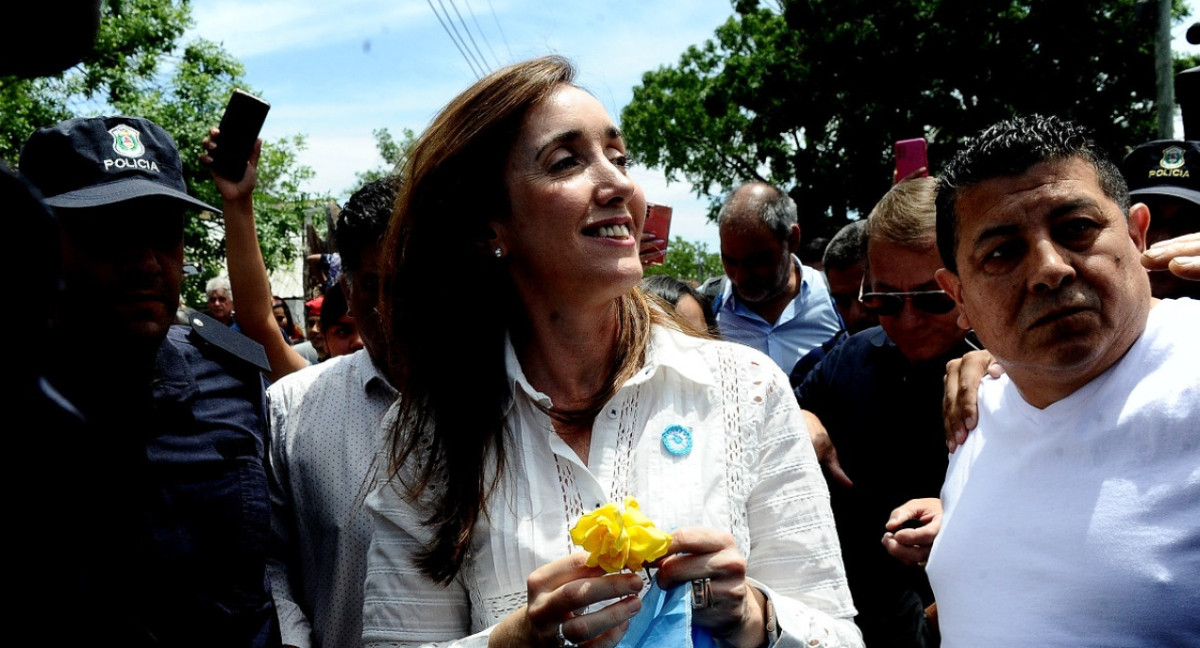 Victoria Villarruel, candidata a vicepresidenta por La Libertad Avanza. Foto: Télam.