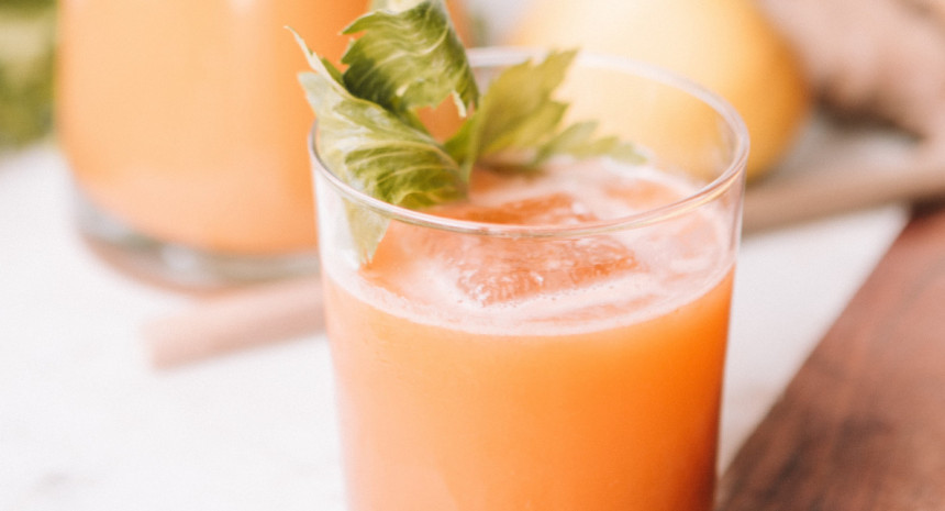 Jugo de zanahoria. Foto: Unsplash.