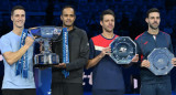 Horacio Zeballos y Marcel Granollers en el ATP Finals 2023. Foto: EFE.