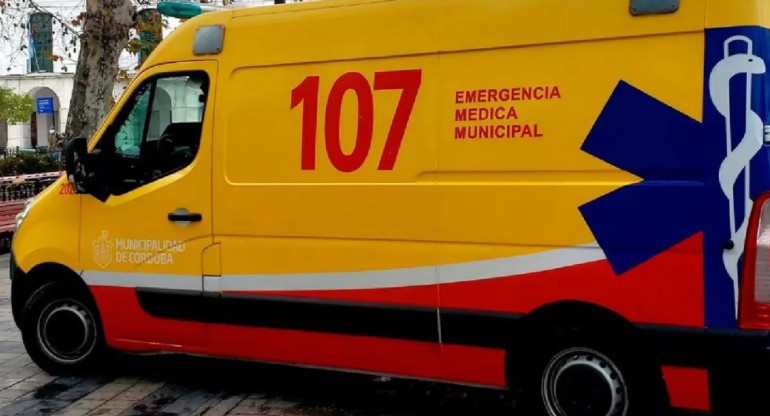 Ambulancia de Córdoba. Foto: x.