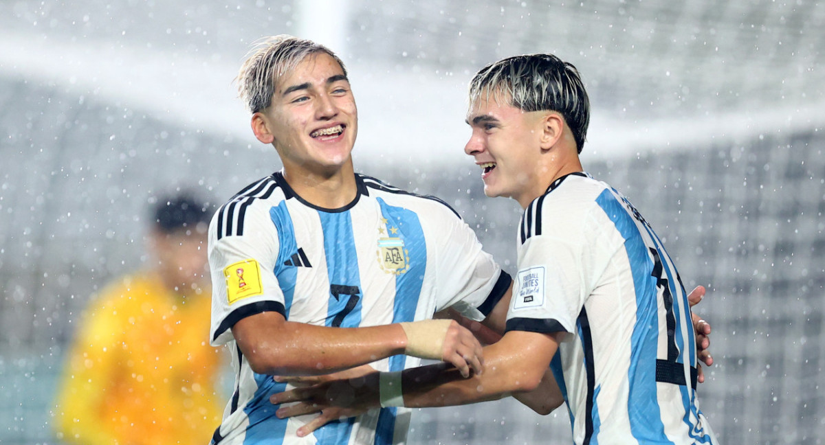 Argentina goleó a Venezuela en el Mundial Sub 17. Foto: Twitter.