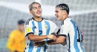Argentina goleó a Venezuela en el Mundial Sub 17. Foto: Twitter.