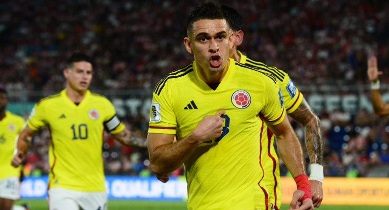 Colombia vs Paraguay. Foto: EFE