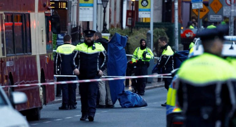 Un hombre apuñaló a cinco personas en Dublín. Foto: Reuters.