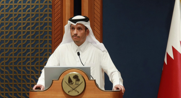Mohammed bin Abdulrahman Al Thani., primer ministro de Qatar. Foto: Reuters.