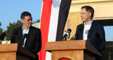 Pedro Sánchez y Alexander de Croo en Egipto. Foto: EFE