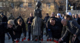 Conmemoración en Ucrania por los 90 años de Holodomor. Foto: REUTERS.