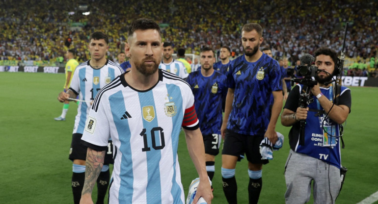 Lionel Messi, el capitán de la Selección Argentina. Foto: Reuters.