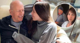 El reencuentro entre Bruce Willis y su hija en el Día de Acción de Gracias. Foto: NA.