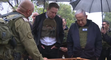 Elon Musk visitó Israel. Foto: captura de video.