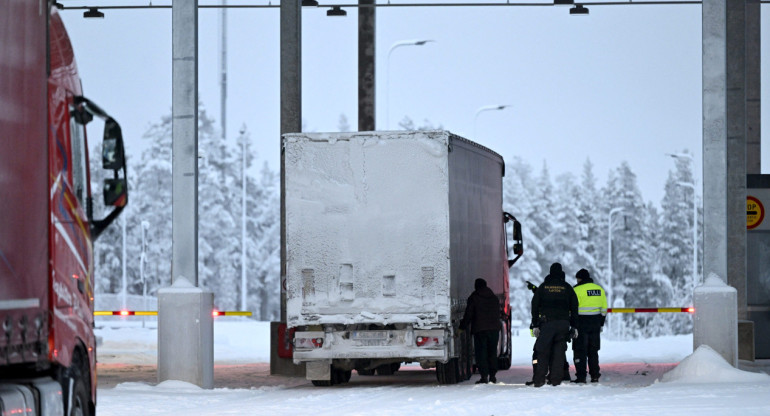 Frontera entre Finlandia y Rusia. Foto: Reuters.