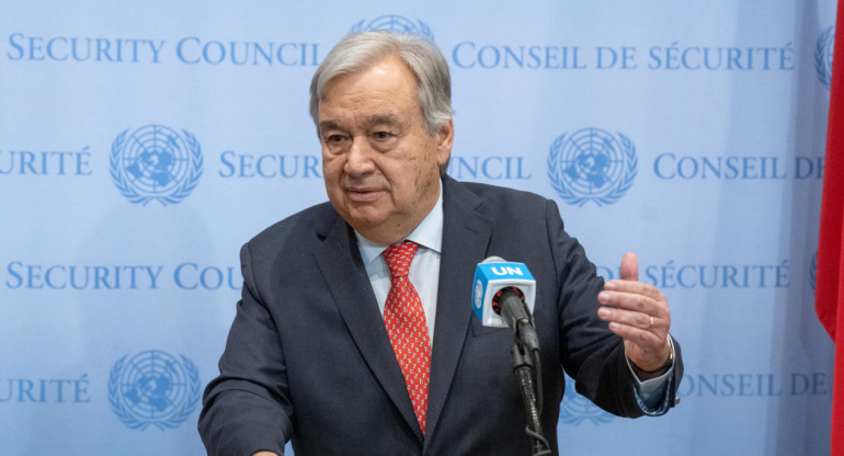 Antonio Guterres, secretario general de la ONU. Foto: EFE.