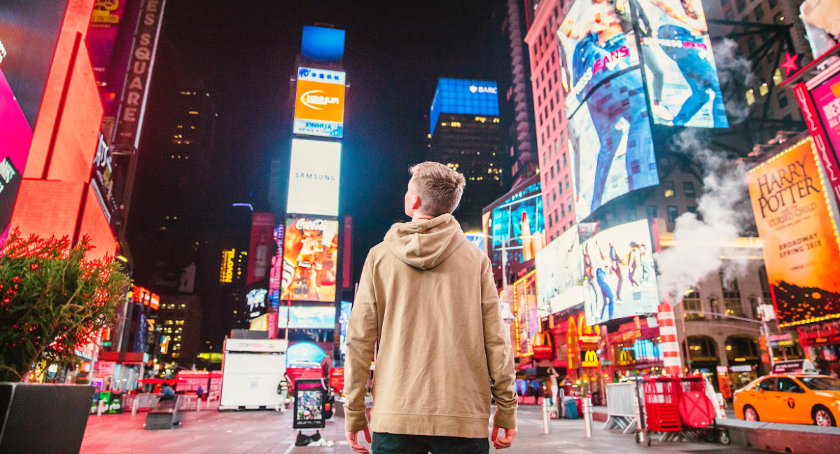 Día de la Publicidad, foto ilustrativa - Times Square, New York- Fuente: @unsplash