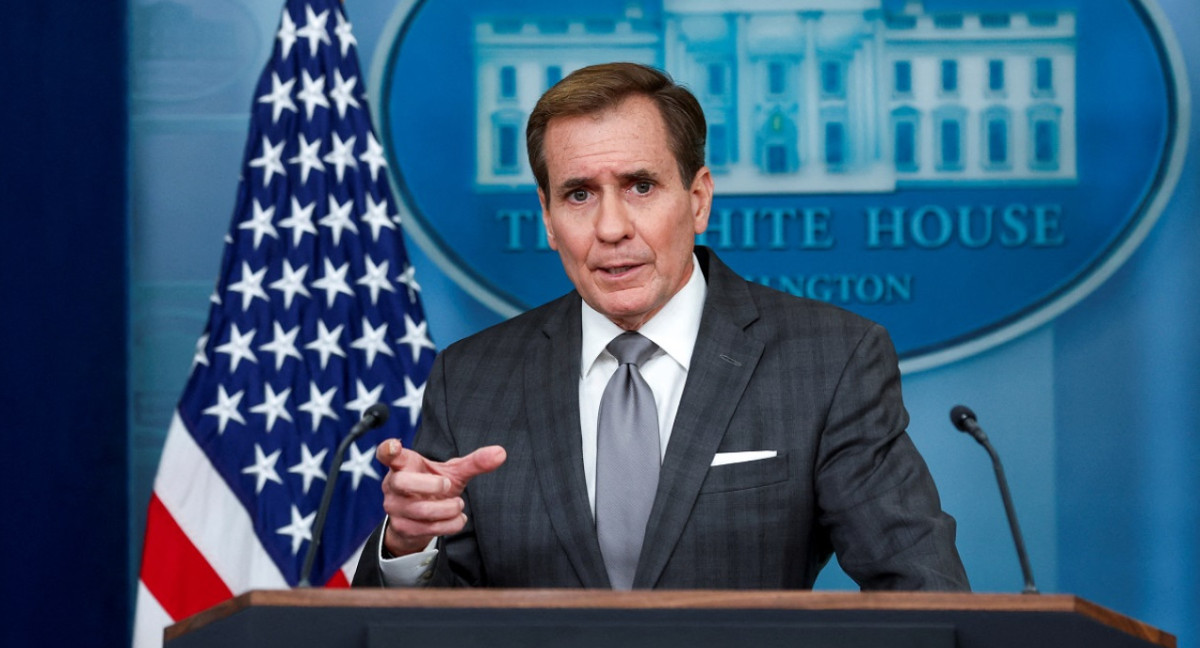 John Kirby, portavoz del Consejo de Seguridad Nacional de la Casa Blanca. Foto: Reuters.