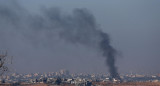 Nuevos bombardeos contra Gaza. Foto: EFE.