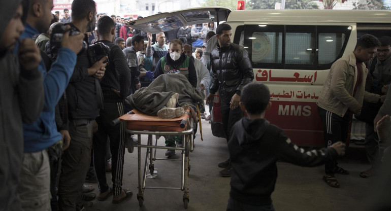 Hospital Khan Yunis en Gaza. Foto: Reuters.