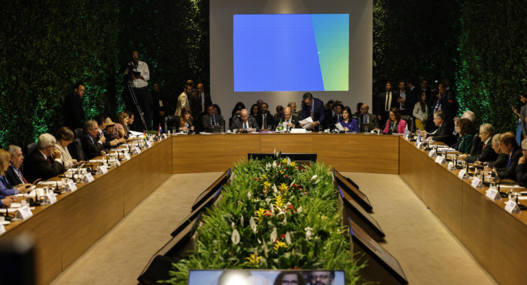 Reunión de cancilleres del Mercosur. Foto: EFE