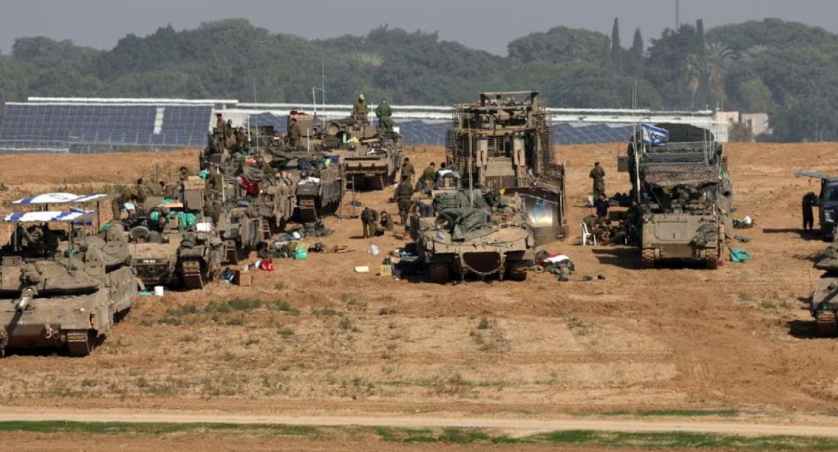 Ejército israelí en Gaza. Foto: EFE.