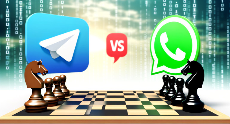 Telegram vs. whatsapp: ¿cuál es el rey de la mensajería instantánea?. Foto: Redacción canal26.com
