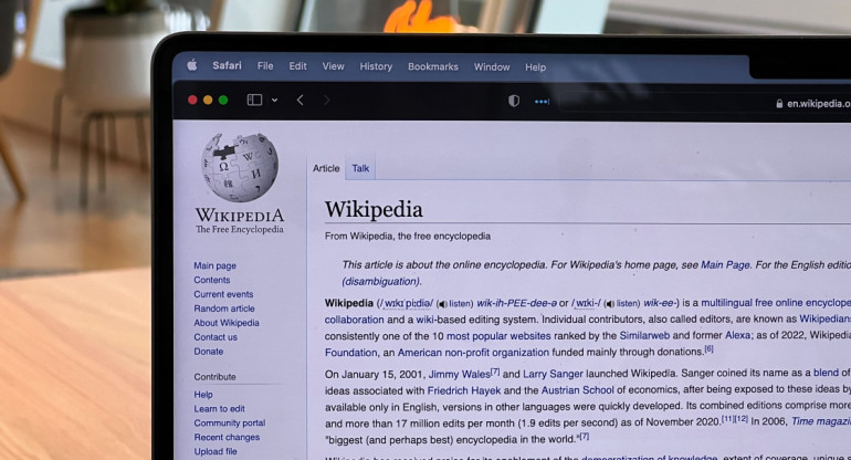 Lo más leído de Wikipedia este 2023. Foto: Unsplash
