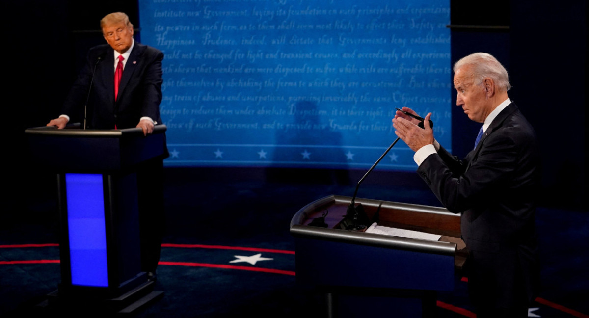 Donald Trump y Joe Biden. Foto: Reuters